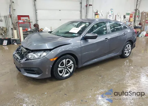 2018 Honda Civic Lx from USA, damaged, VIN 19XFC2E55JE034560